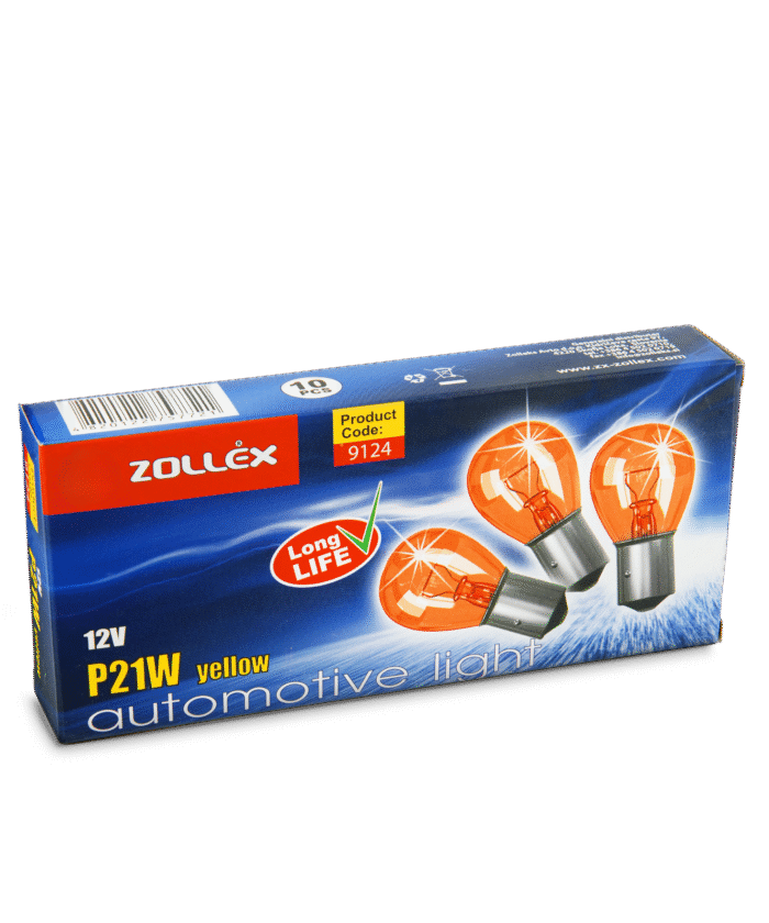 Male žarnice - P21W 12V oranžna
