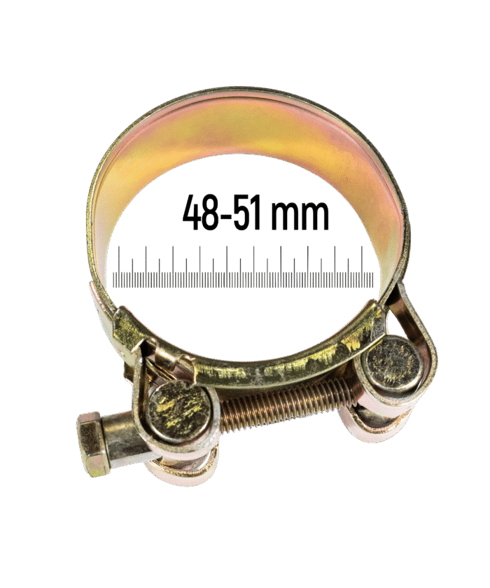 Heavy-Duty T-Bolt Clamp - 48–51 mm