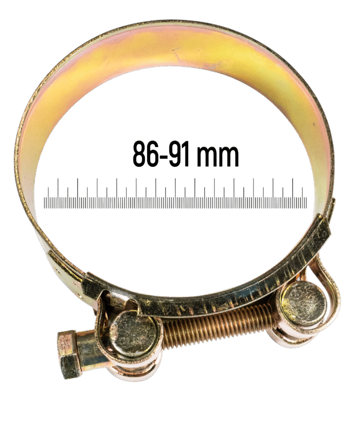 Heavy-Duty T-Bolt Clamp - 86–91 mm