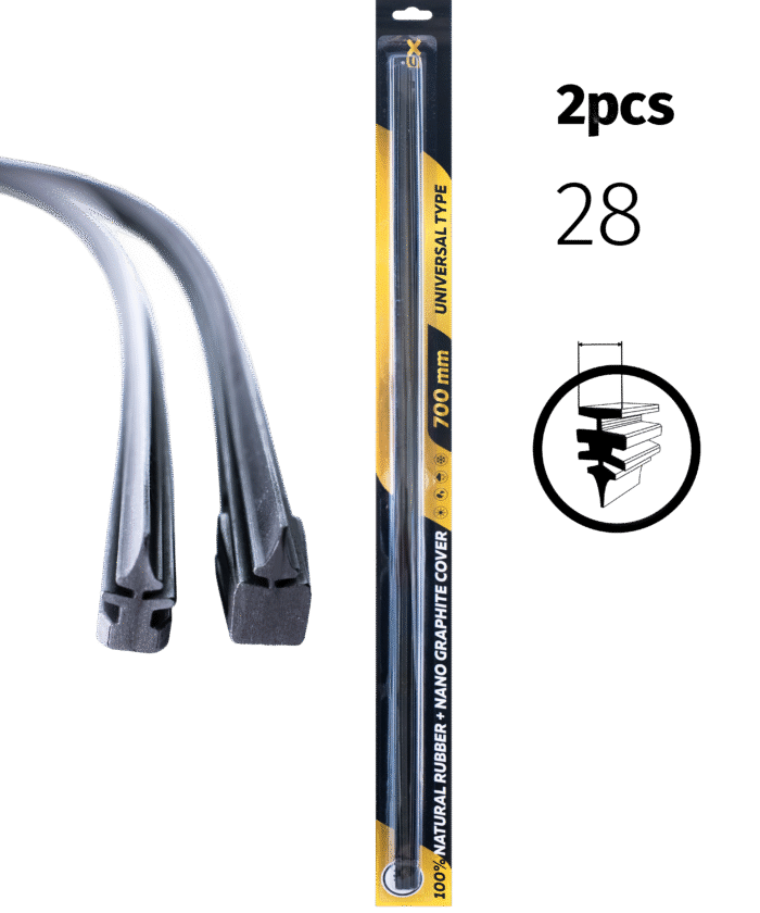 Universal Wiper blade Refills 28"