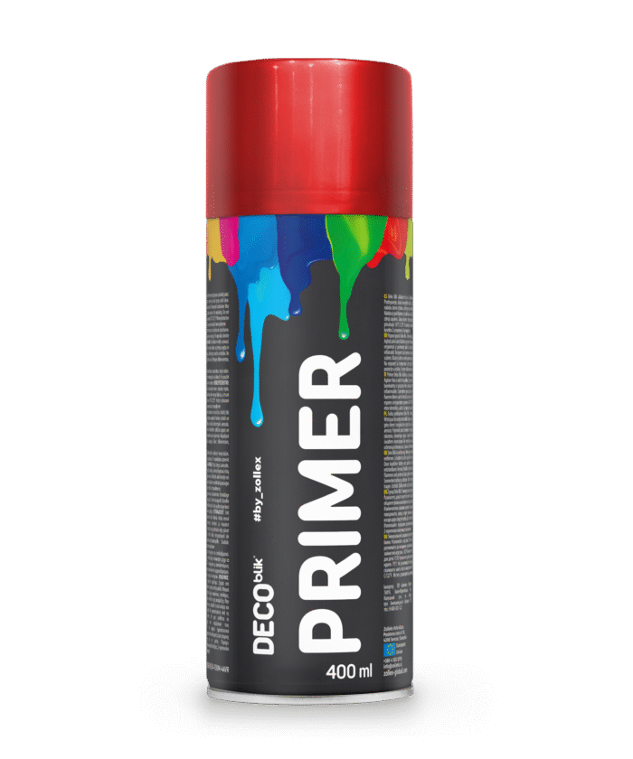 DECO blik primer - Rdeča